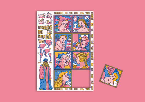 文藝復(fù)興大師達 芬奇主視覺及文創(chuàng)設(shè)計